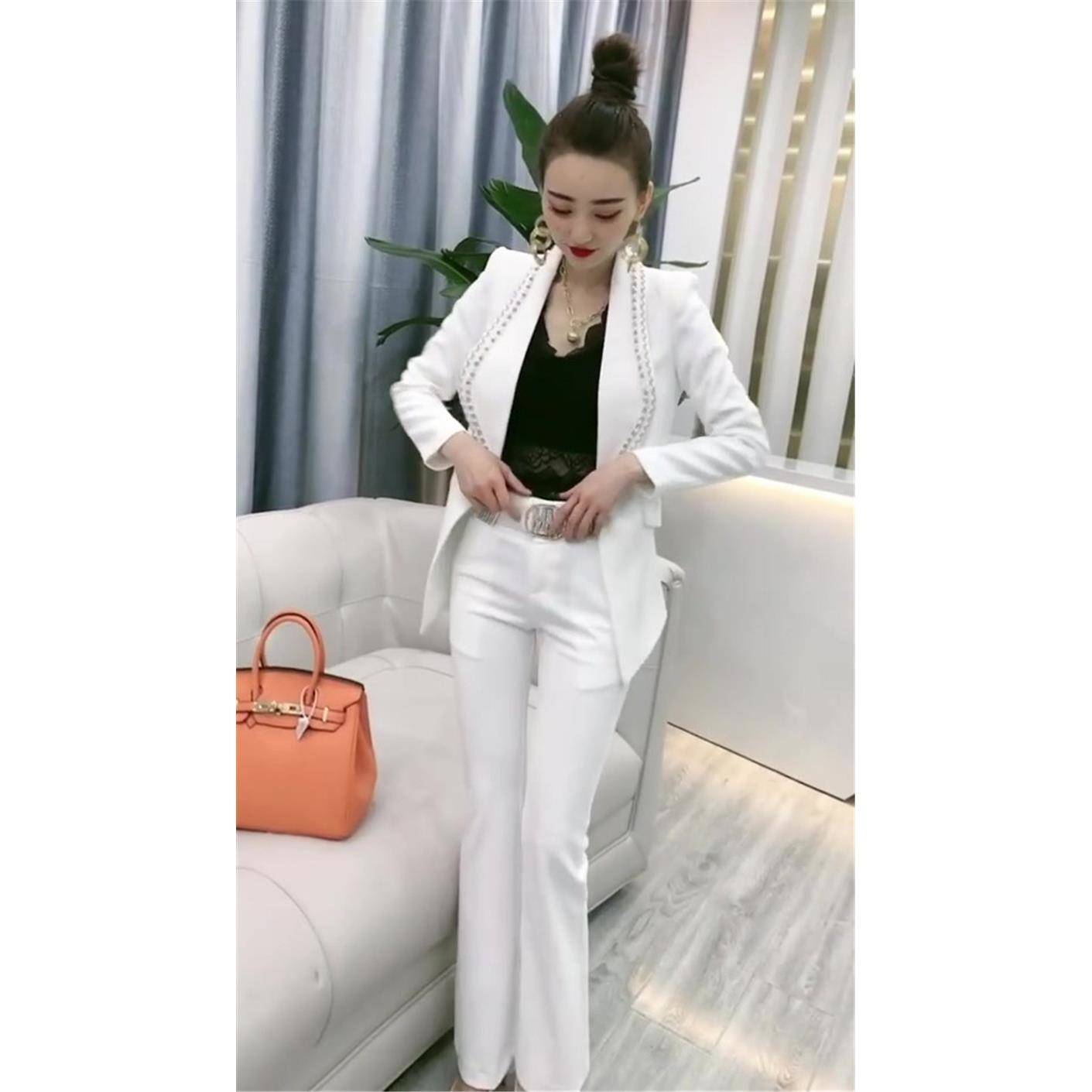 极速网红同款喇叭裤女长裤2026年春季新款学生微喇裤韩版显瘦休闲