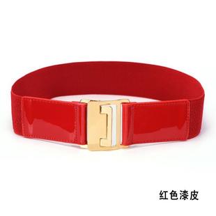 羽绒服腰带女装饰连衣裙腰带女款秋冬大衣松紧女士宽腰封大码加长