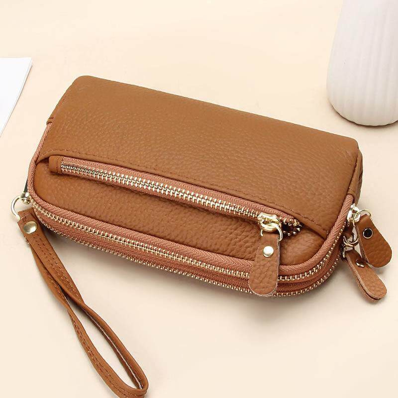 推荐真皮手拿包小包包女20