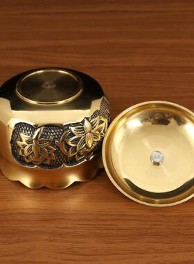 瑞祥佛具纯铜供佛茶杯净水