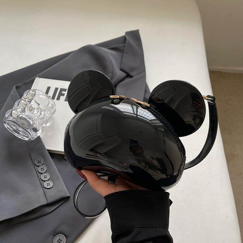 推荐迷你小包包女2025新款儿童卡通红色可爱卡通小众溜娃斜挎包小