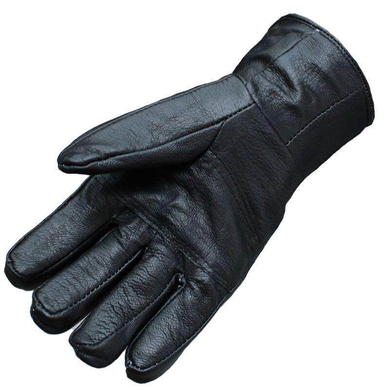 真皮牛皮手套男骑行王大码防风防雨防水滑雪手套骑车保暖防滑手套