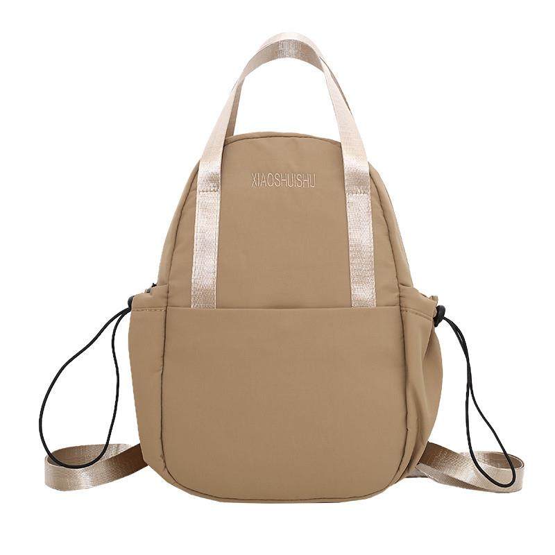 推荐日系休闲双肩包女2025新韩版时尚百搭胸包多用肩包户外运动小