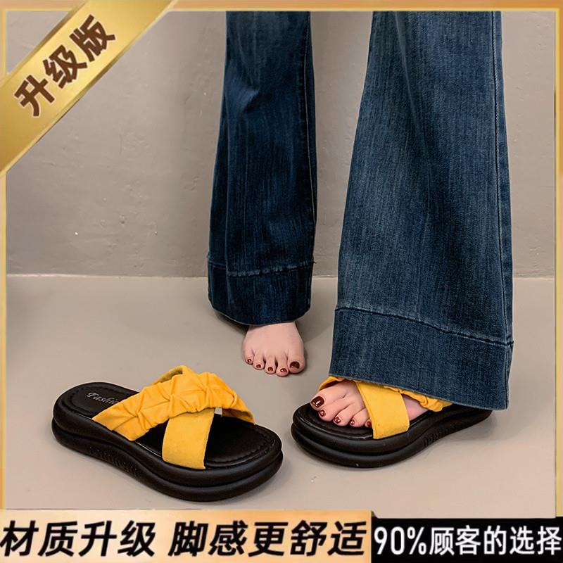 推荐踩屎感凉拖鞋女士外穿
