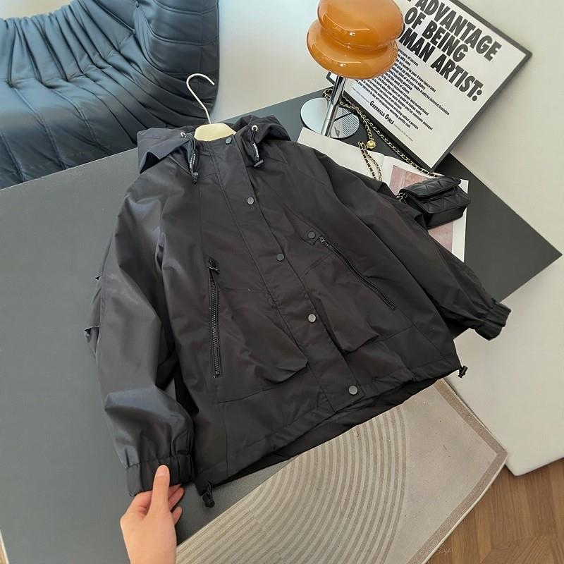 推荐欧货休闲连帽夹克外套