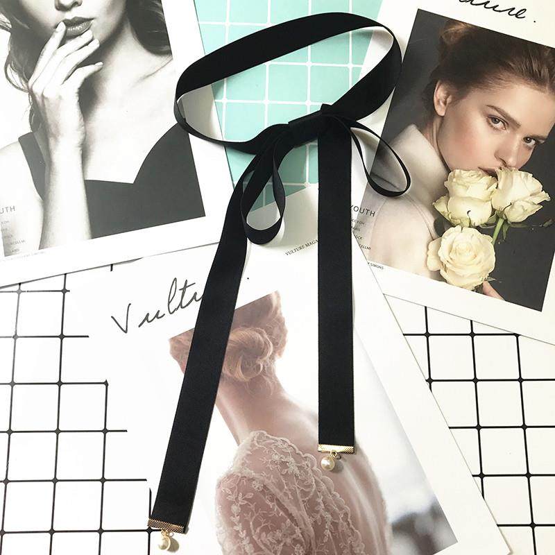 新品日系领结系带黑色学院风手打飘带免打领绳校服蝴蝶结男女通用