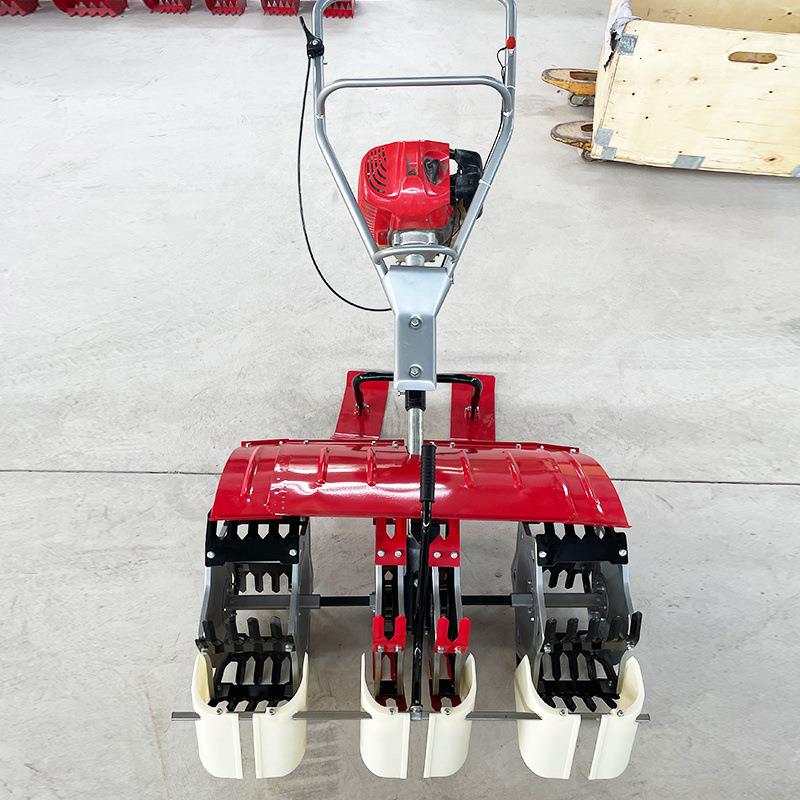 厂家直营稻田除草机操作简单运转灵活性能好小型稻田除草机