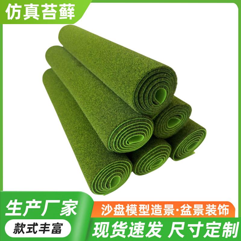 仿真苔藓绿色青苔草坪仿真草皮背景墙橱窗盆景绿植装饰人造假青苔