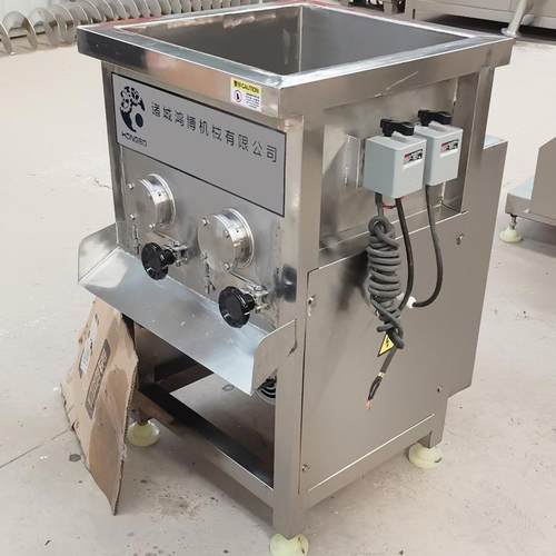 冻鸡骨架拌馅机生产厂家鸿博商用牛羊肉搅拌设备BX100L型搅拌机