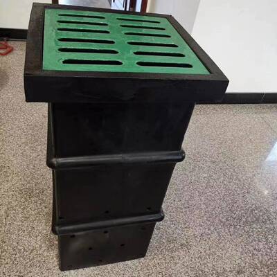 供应收集水井隔污栏整套雨水井400*400*600井筒雨水圆形篦子