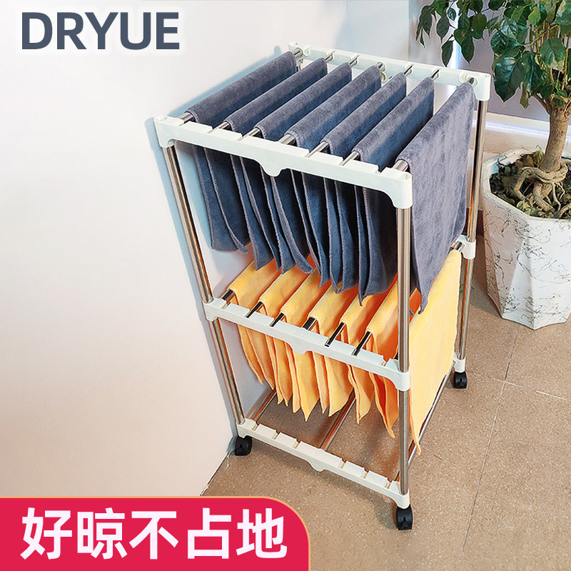 挂毛巾架美容院带烘干收