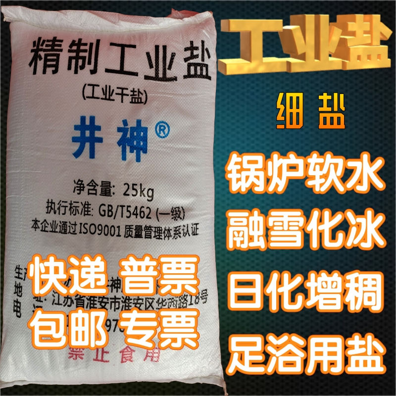 工业盐融雪化冰细盐海盐