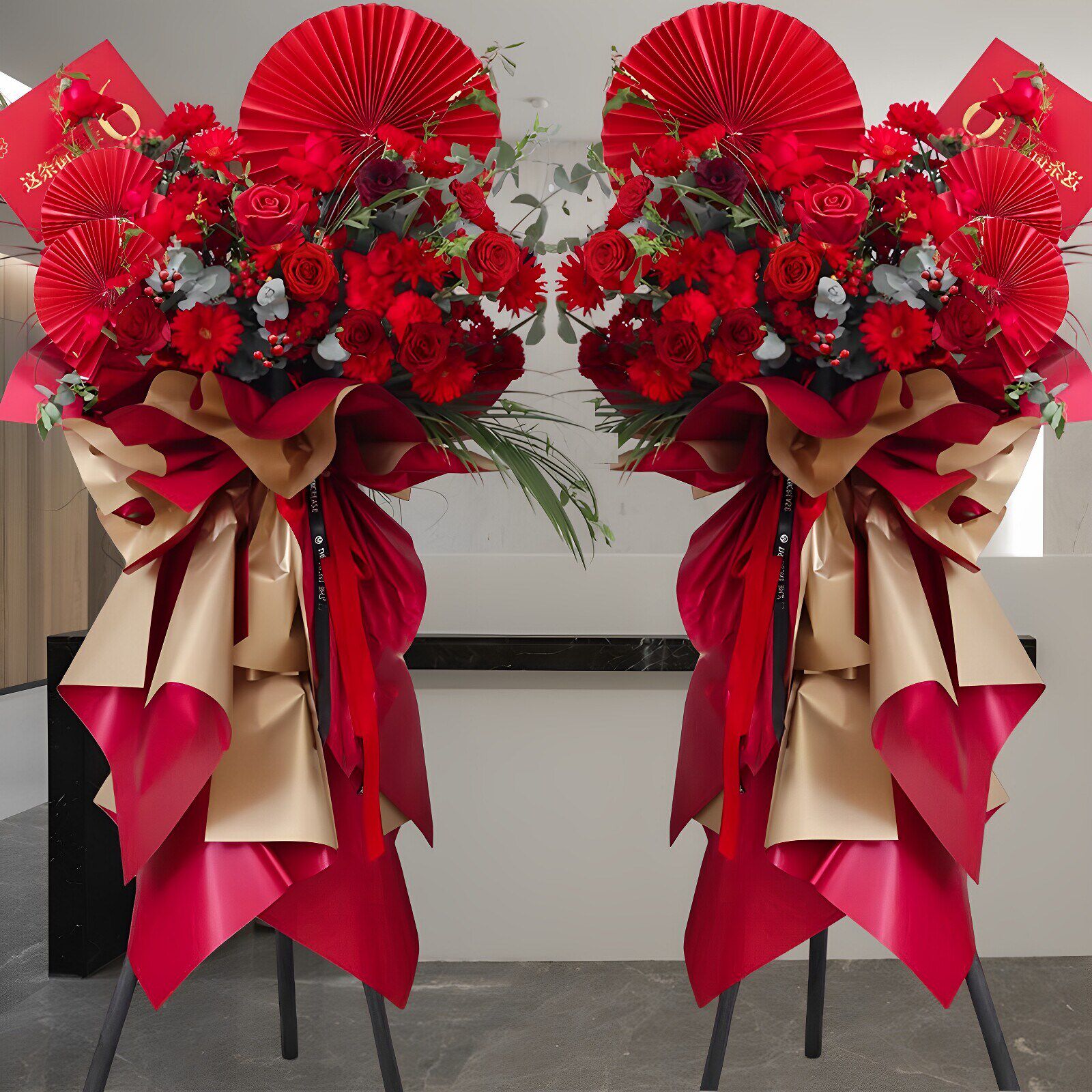 开业花篮开张三脚架鲜花速递同城北京上海杭州广州乔迁花店配送花