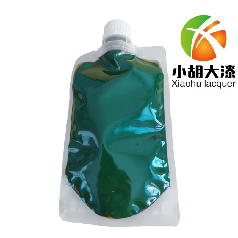 100g精制各色推光漆天然大漆色漆生漆土漆红色透明黑色推光漆