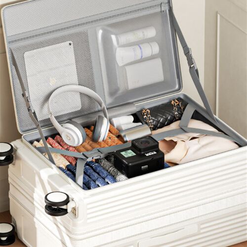 2025新款侧开口箱包女士大容量升级扩展D24英寸多功能手推车箱20