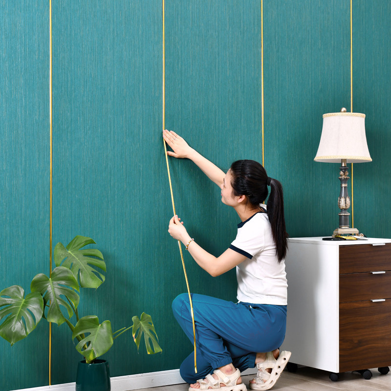 墙纸自粘防水防潮加厚不透底卧室温馨客厅电视背景墙壁纸简约素色,家装主材,PVC墙纸,淘宝优惠券,粉丝福利购,淘宝优惠卷