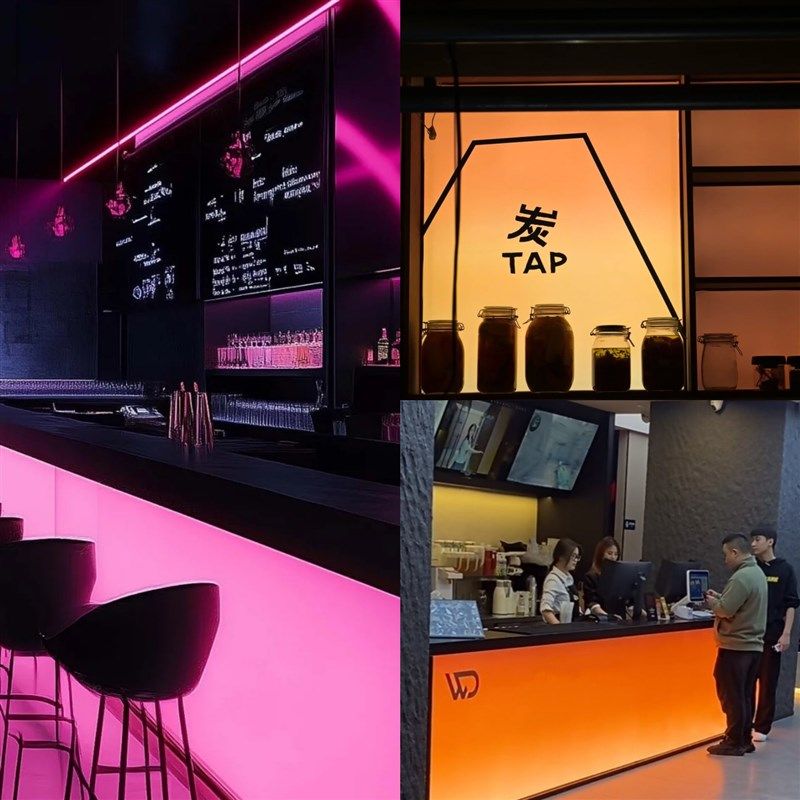 酒吧桌球台球健身房天幕灯前台吧台渐变色亚克力灯箱落日幻彩招牌,商业/办公家具,灯箱,淘宝优惠券,粉丝福利购,淘宝优惠卷