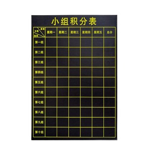 班级小组积分表作业布置表黑板贴情况反馈表磁性黑板贴班级评比表