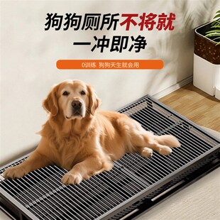 狗厕所大型犬防踩屎大间距定点蹲坑防撕咬冲水自动清粪大小便用品