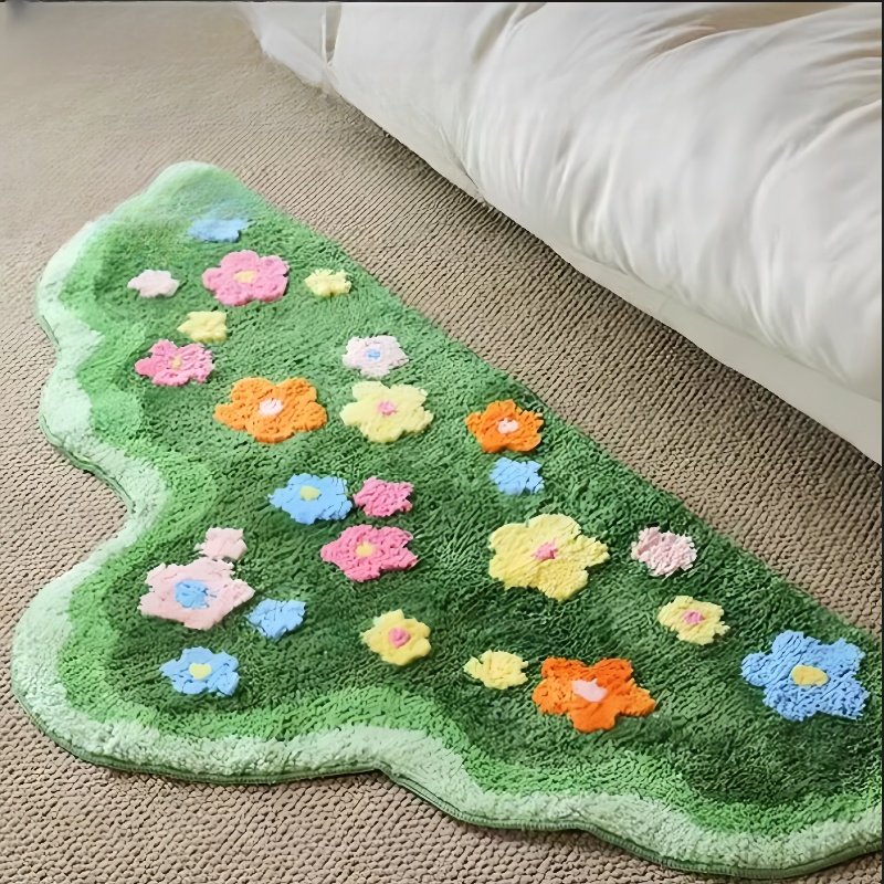 ins小清新地毯少女心床边毯女生卧室沙发客厅房间地垫2024年新款.,居家布艺,地毯,淘宝优惠券,粉丝福利购,淘宝优惠卷