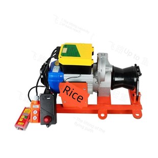 电动绞磨机电缆牵引机便携式拉放电绞磨机220v绞盘小型绞磨机3T2T