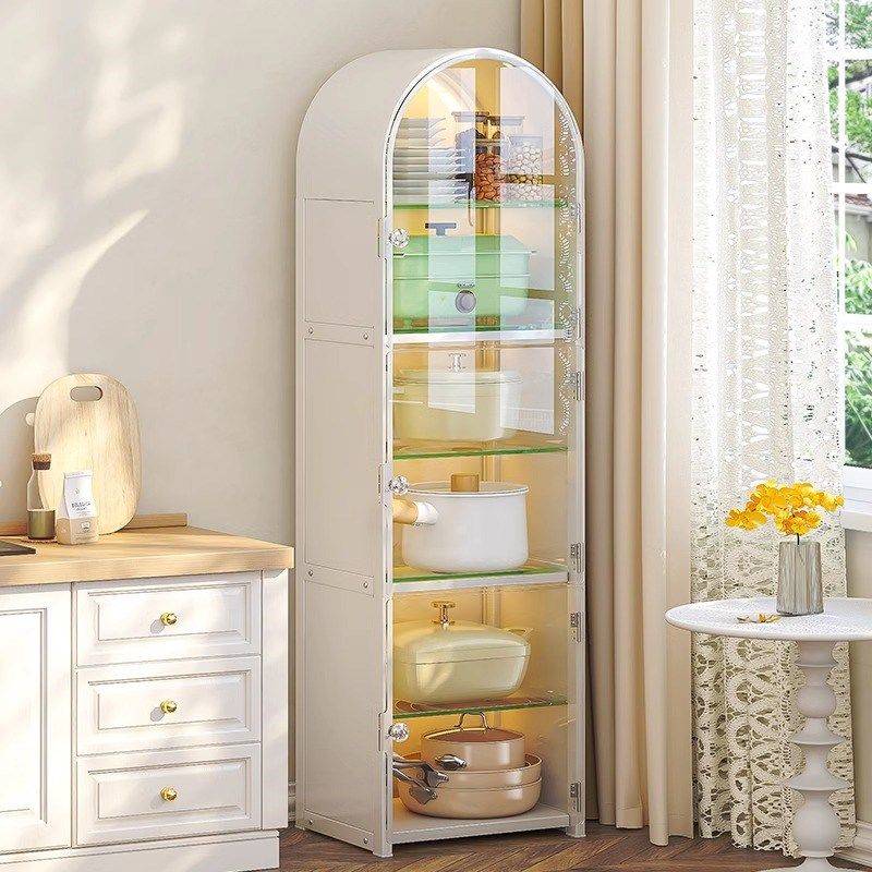 厨房靠墙一体收纳柜落地多层置物架多功能夹缝锅具碗柜子储物柜,厨房/烹饪用具,厨房置物架/置物柜/角架,淘宝优惠券,粉丝福利购,淘宝优惠卷