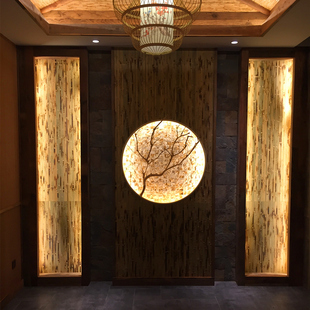 竹片竹皮板帘子无编织线竹席吊顶墙面装饰民宿酒店茶室楼餐馆装修