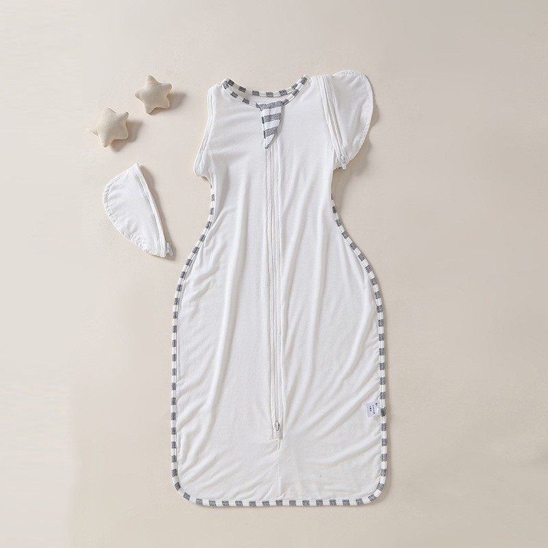 新生婴儿襁褓宝宝投降式包裹防惊跳睡袋夏季超薄竹纤维包巾四季款