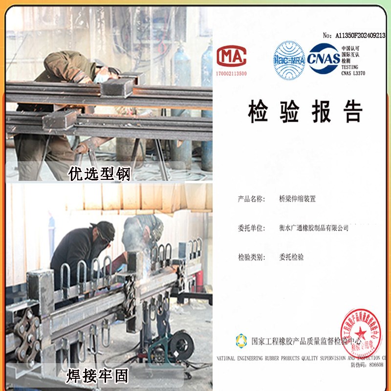 公路桥梁伸缩缝梳齿板伸缩装置模数式异型钢多向变位毛勒伸缩缝