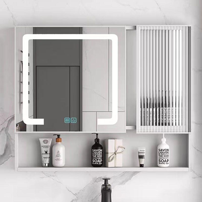 铝浴室智能镜柜卫生间挂墙式厕所收纳镜玻璃门带灯除雾壁挂式逸珥,家装主材,浴室镜,淘宝优惠券,粉丝福利购,淘宝优惠卷