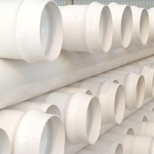PVC农田灌溉管pvc挤出管110白色塑料水管