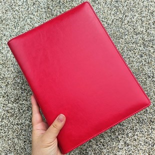 红色26孔B5豪华版可拆卸活页笔记本办公商务记事本定制商务礼品