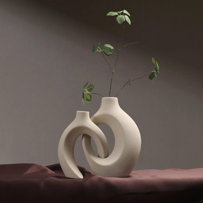 新中式情侣花瓶摆件套装电视柜餐厅软装饰品民宿水培插花餐桌花器,家居饰品,户外/庭院摆件,淘宝优惠券,粉丝福利购,淘宝优惠卷