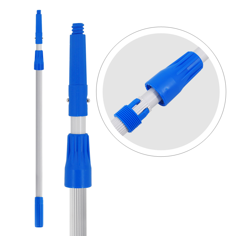 铝合金伸缩杆擦玻璃神器加长杆家用刷窗户刮户外墙面清洁工具套装