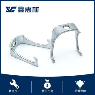 镀锌U型卡龙骨卡铁质线管卡扣吊码电线固定管夹20/32/40丝杆吊卡