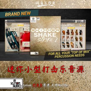 Strike Shake 迷你MINI小型节奏打击乐音源各种打击音色Shimmer
