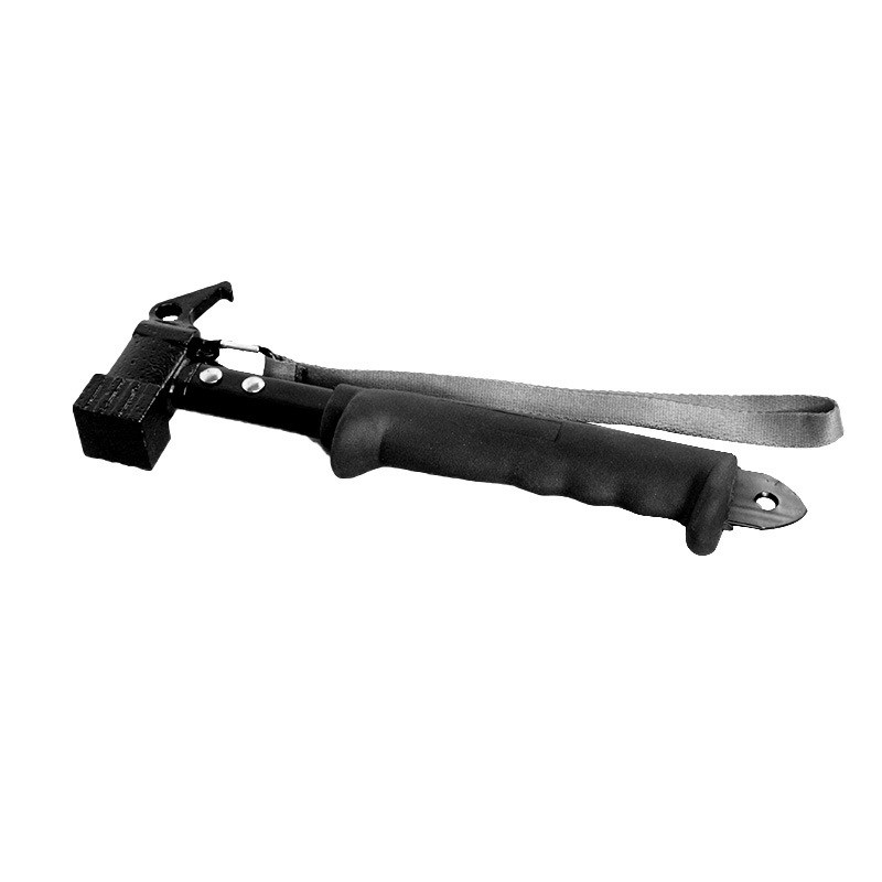 户外野营地钉锤子多功能软胶柄铁锤露营帐篷天幕防风营钉锤拔钉器