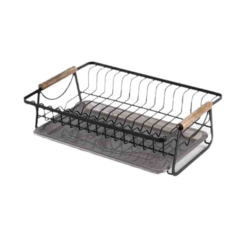 日式厨房沥水碗碟架 台面碗筷柜滤水置物架碗碟收纳篮 碗碟沥水架