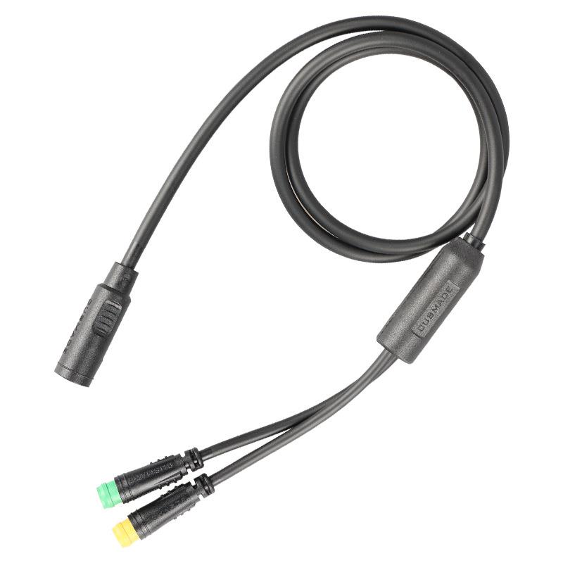 八方BAFANG中置电机配件中置1T2转接防水线用于bbs01/02b BBSHD