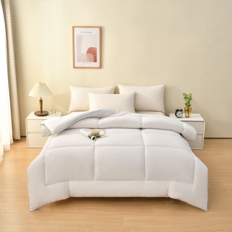 新款四季通用款被子学生被芯酒店被芯可机洗纤维被单双人夏被