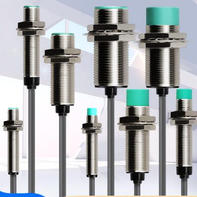 M12远距离感应接近开关24V三线NPN常开PNP传感器M18限位M30金属M8