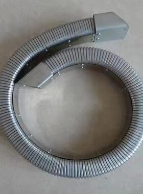 25*50*1000mm钢制拖链JR-2矩形金属软管 封闭强力型穿线管按米算