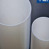 透明亚克力白色圆管20X2mm长度PMMA有机玻璃任意切割加工定做