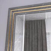 轻奢石材铝合金门套包边阳台垭口门框大理石条背景墙瓷砖装 饰线条