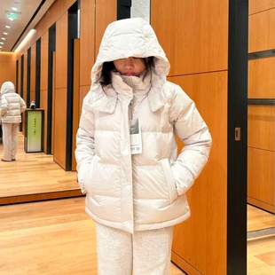 现货lulu冬季羽绒服加拿大露露WunderPuff保暖五格连帽泡芙外套女