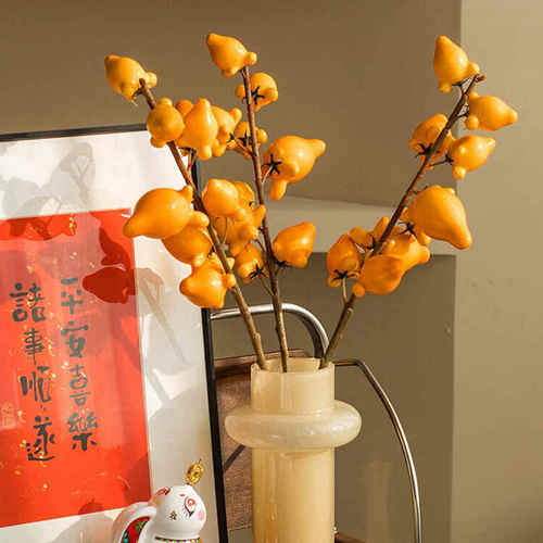 五代果中式同堂黄金果花