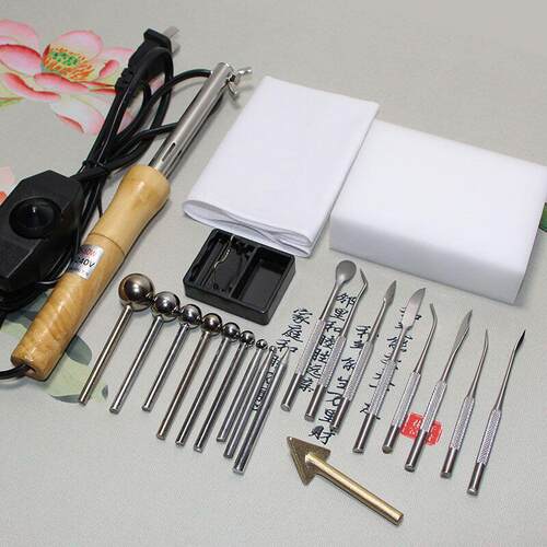 可调温烫花器平替套装绒