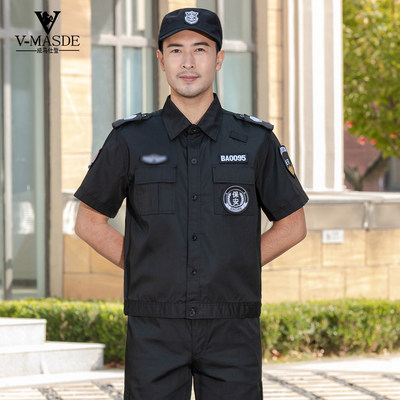 保安工作服夏装夹克短袖