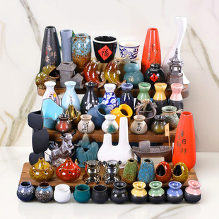 摆盘刺身乾冰小壶蛊寿司料理摆件个性创意菜品装饰点缀日式乾冰瓶