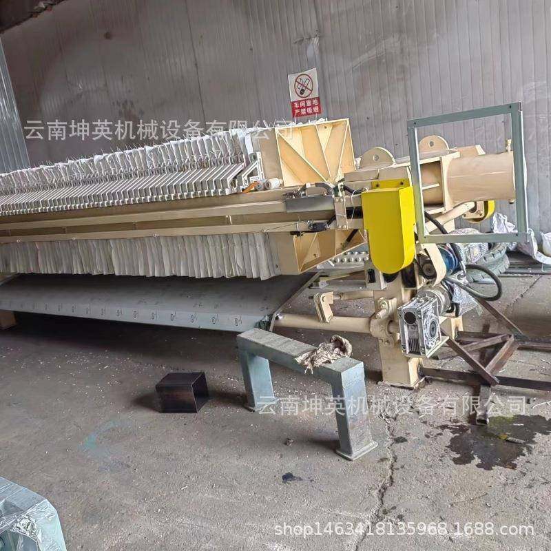 云南华坪高压隔膜压滤机市政污泥脱水设备全自动板框厢式过滤机,电子元器件市场,电机/马达,淘宝优惠券,粉丝福利购,淘宝优惠卷